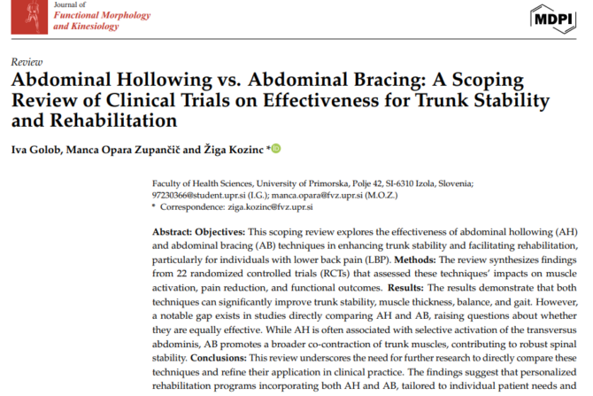 💪 Abdominal Hollowing vs Abdominal Bracing – Jak prawidłowo napiąć brzuch